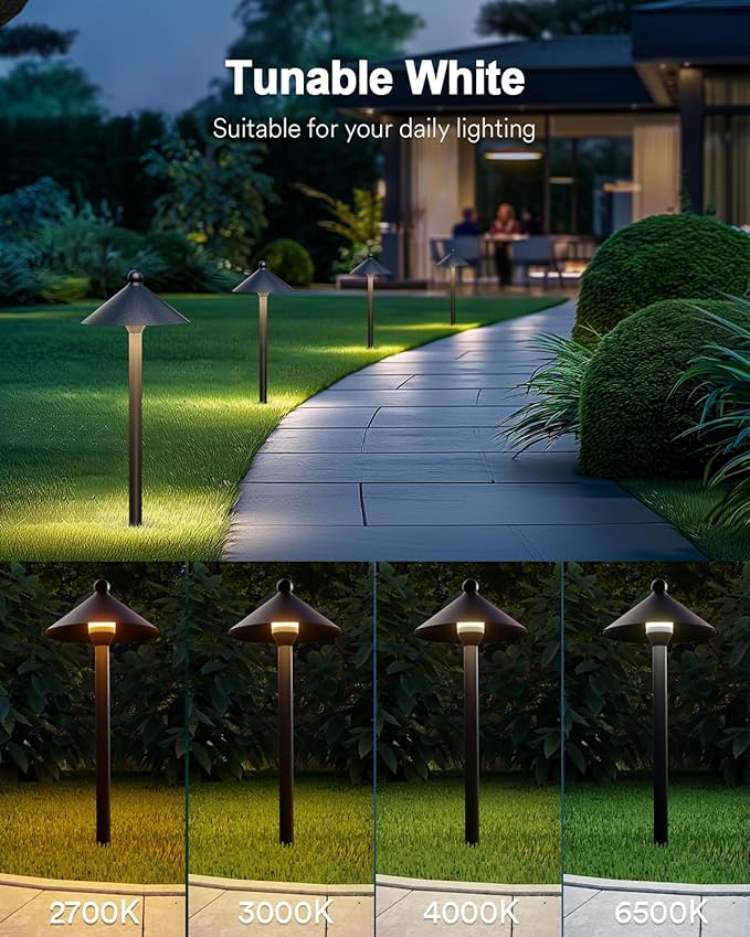 Lumary Smart Low Voltage Pathway Lights 24V 2000LM, Landscape Path Lights - Image 5