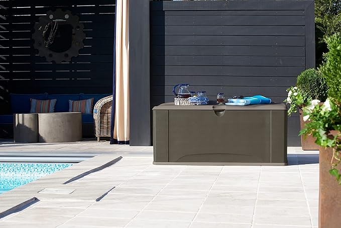Rubbermaid Extra Large Resin Outdoor Storage Deck Box - Image 9
