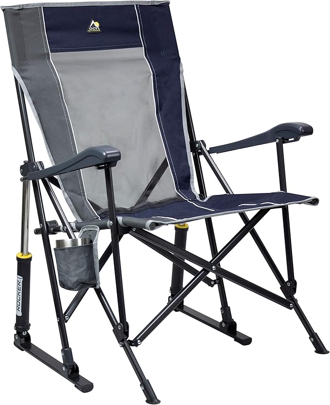 GCI OUTDOOR RoadTrip Rocker Camping Chair | Portable, Folding Rocking Chair by GCIOUTDOOR