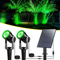 T-SUN Green Solar Spotlights, 2-in-1 Outdoor Waterproof Solar Landscape by T-SUN