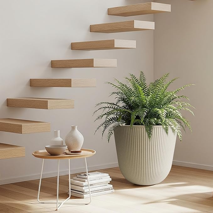 WORTH Garden Round Large Planter Pot 1-Pack - Image 3