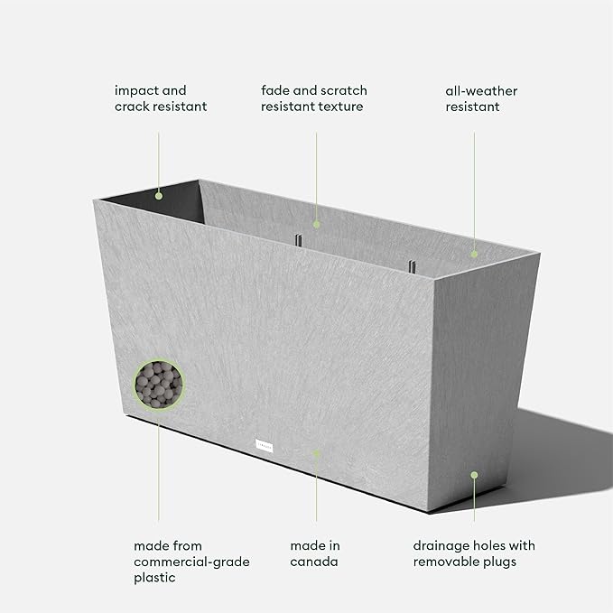 Veradek Pure Series Midori Trough Planter - Image 3