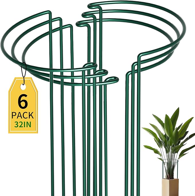 TCBWFY 14" Dx32 H Plant Supports Stakes by TCBWFY
