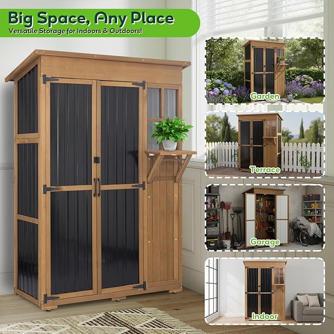 PetsCosset Large Outdoor Storage Cabinet Waterproof - Image 7