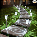 DenicMic Solar Lights Outdoor 10 Pack Waterproof 6000K Cold White LED Stainless by Denicmic