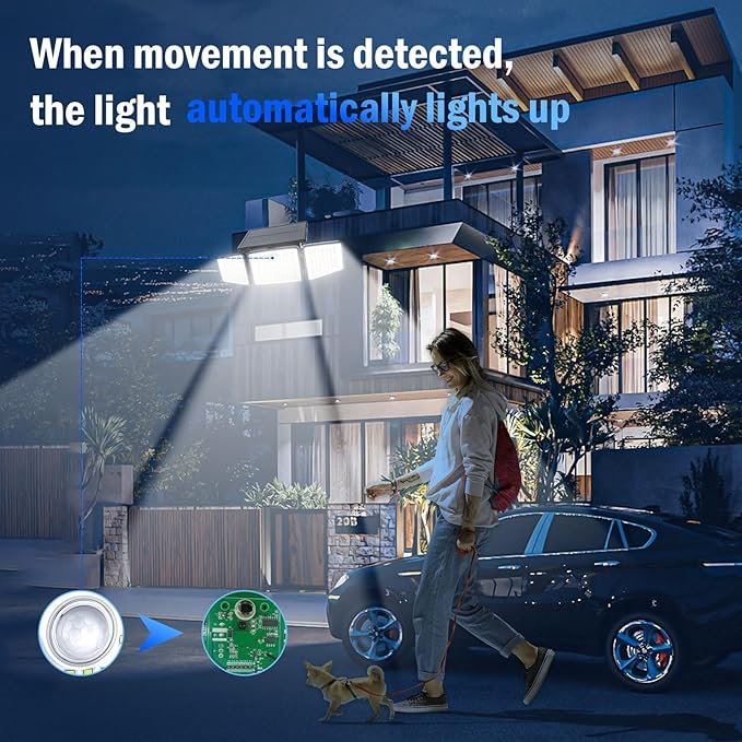 2500LM Solar Lights Outdoor - Image 9