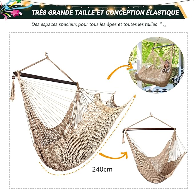 Bathonly Large Hammock Chair - Image 4