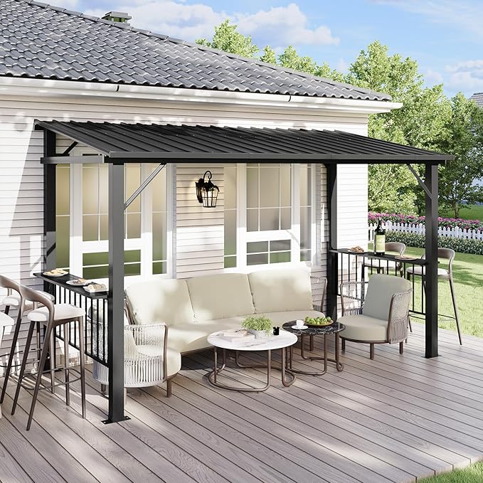 Aoxun 12x6 FT Hardtop Grill Gazebo - Image 2