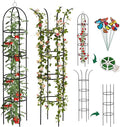 100% Metal Obelisk Trellis for Climbing Plants Outdoor Garden Tower Trellis by WellSign
