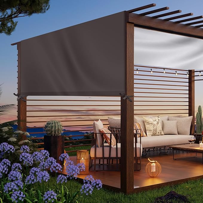 Universal Pergola Replacement Canopy Outdoor Canopy Shade Cover Waterproof by Wowangce
