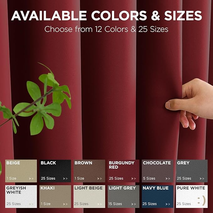 Joydeco Blackout Door Curtain for Doorway Privacy 72 Inches Long, Grommet - Image 7