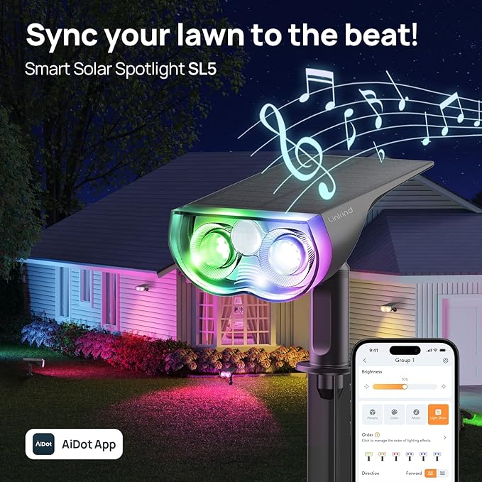 Linkind Smart Solar Lights Outdoor SL5 - Image 5