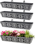 4 Pack 30 Inch Window Boxes Planter by KarlliuHOMEGARDEN