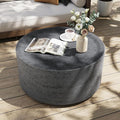 UPHA Outdoor Round Coffee Table, Small Modern Minimalist Accent Tables by UPHA