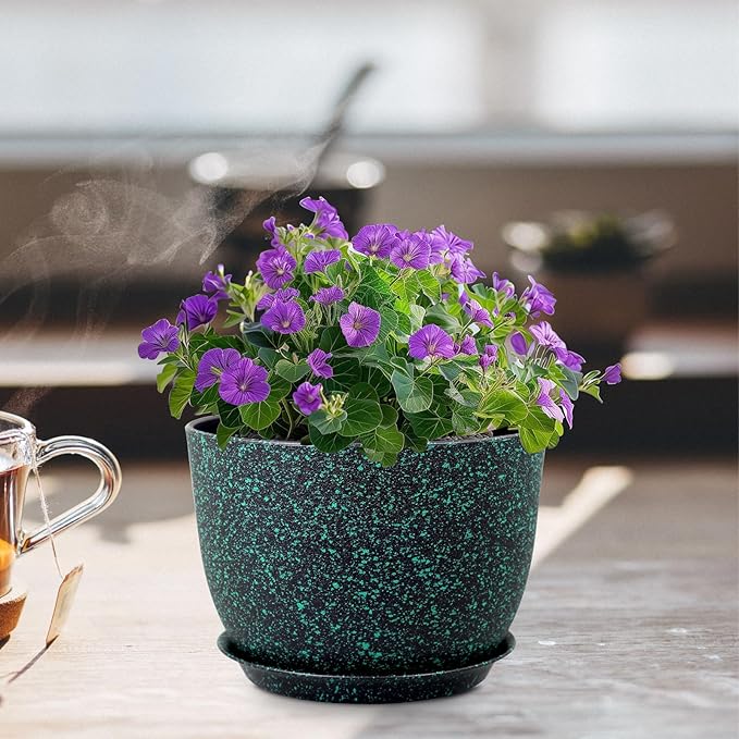 12 inch Large Plant Pots, Plastic Planters - Image 6