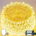 Smart String Lights With Voice Control Indoor Outdoor, Dimmable 12Modes Twinkle by SANJICHA