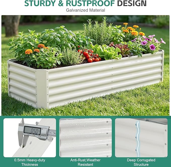 Galvanized Raised Garden Bed - Image 5