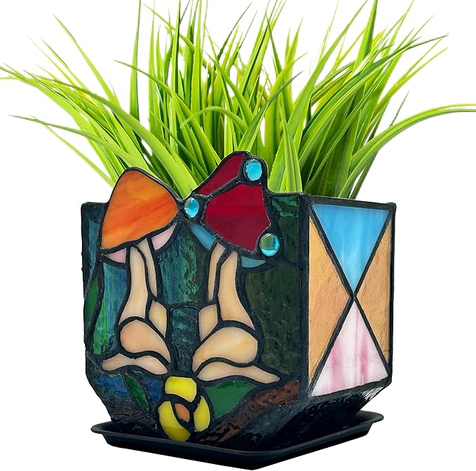 Mushroom Lady Body Plant Pots, Flower Pot by Entlityful