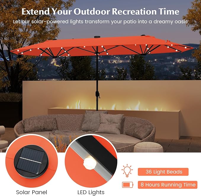 Tangkula 9 Pieces Rattan Outdoor Dining Set - Image 4