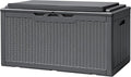 Devoko 100 Gallon Deck Box, Waterproof Resin Outdoor Storage Box by DEVOKO