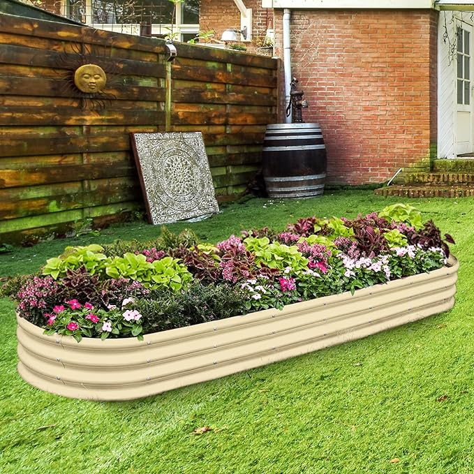 Land Guard 8×2×1ft Galvanized Raised Garden Bed Kit, 108 Gallon Capacity Raised - Image 6