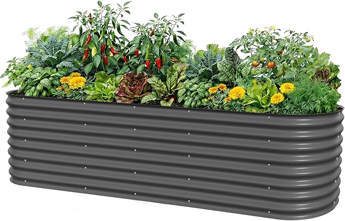 Vego garden 26" Extra Tall Raised Garden Bed Kits, 10 in 1 Modular Raised by VegoGarden