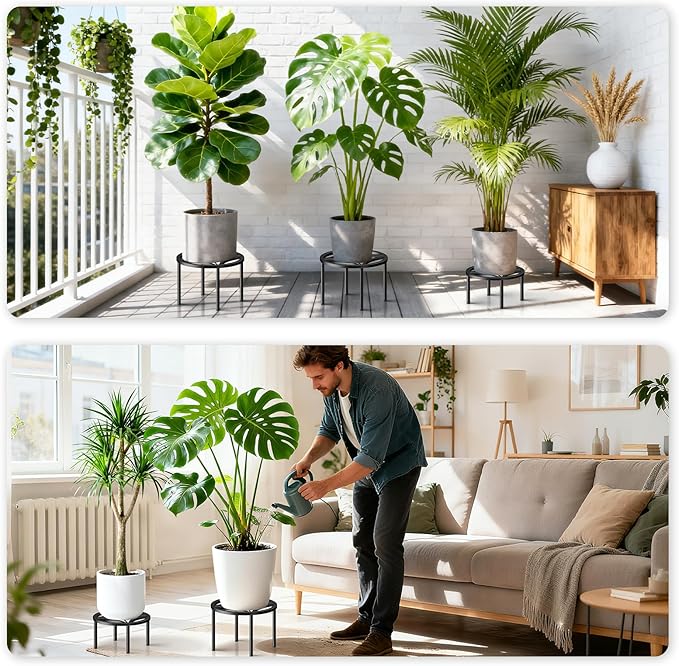 TOSKING 3-Pack Plant Stands - Image 9
