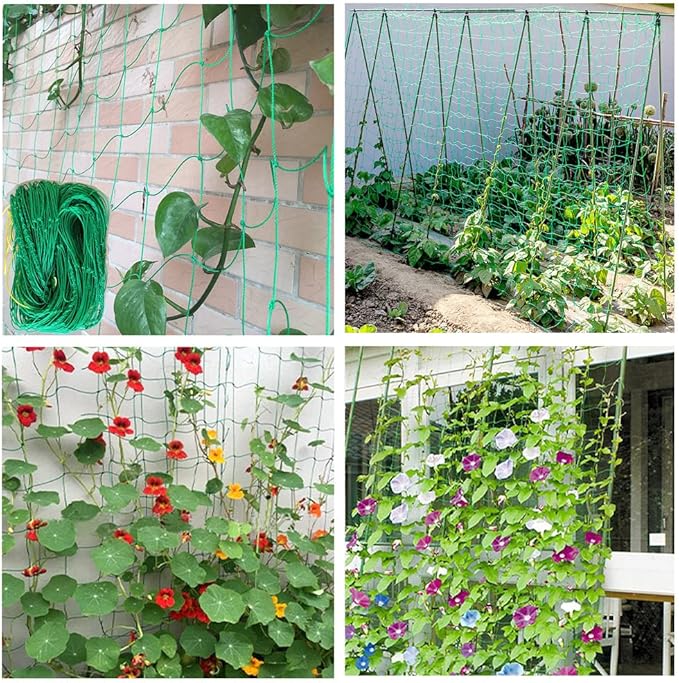 Garden Nylon Mesh Plant Support Trellis Netting Plant Climbing Net - Image 4