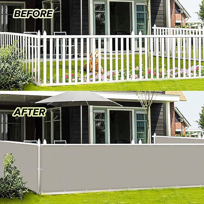 LOVE STORY Balcony Privacy Screen, UV Protection and Weather-Resistant - Image 3