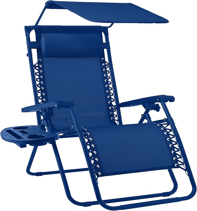 Best Choice Products Folding Zero Gravity Outdoor Recliner Patio Lounge Chair by BestChoiceProducts