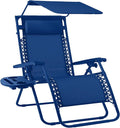 Best Choice Products Folding Zero Gravity Outdoor Recliner Patio Lounge Chair by BestChoiceProducts