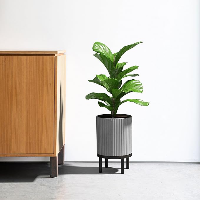 Veradek Demi Series Round Planter w/Stand - Image 4