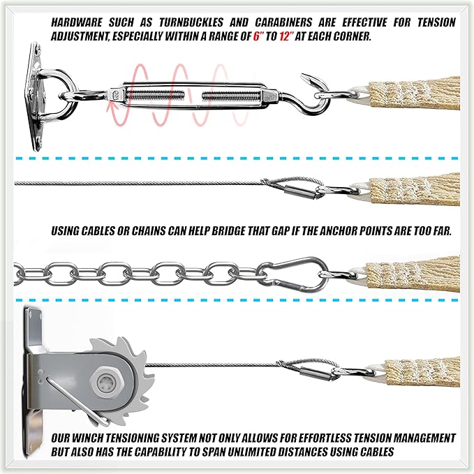 ColourTree TAPR1616 Custom Size 16' x 21' Brown Sun Shade Sail Canopy UV Block - Image 7
