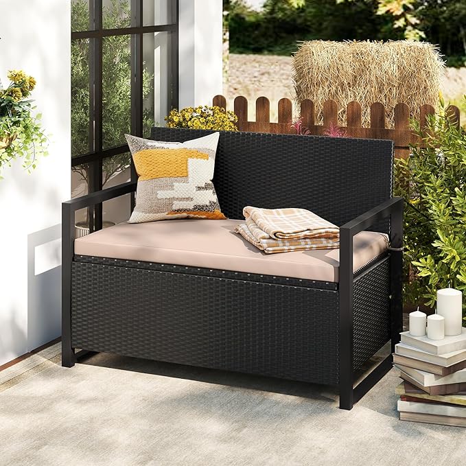 Tangkula 40 Gallon Outdoor Bench - Image 9