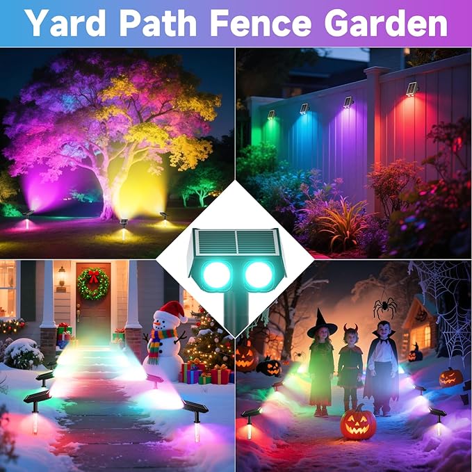 Color Changing Solar Spot Lights Outdoor - Image 10