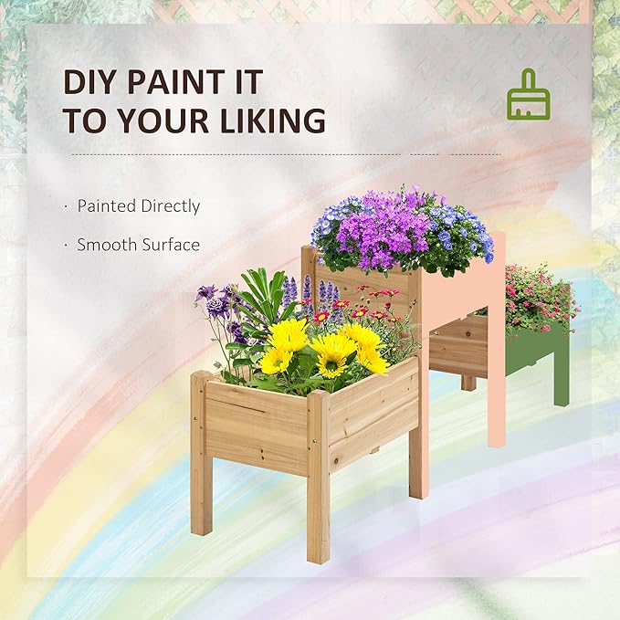Outsunny Raised Garden Bed - Image 4