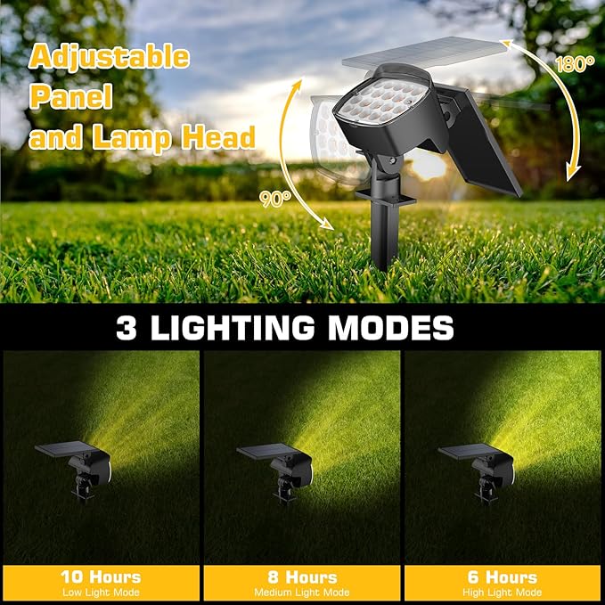 Kaxiida Solar Lights Outdoor Waterproof - Image 3