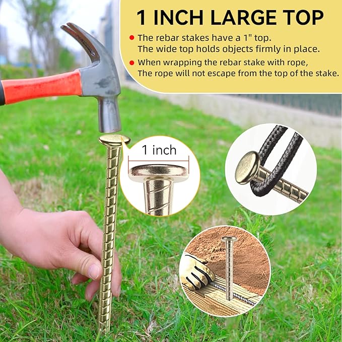 16 Inch Rebar Stakes - Image 4