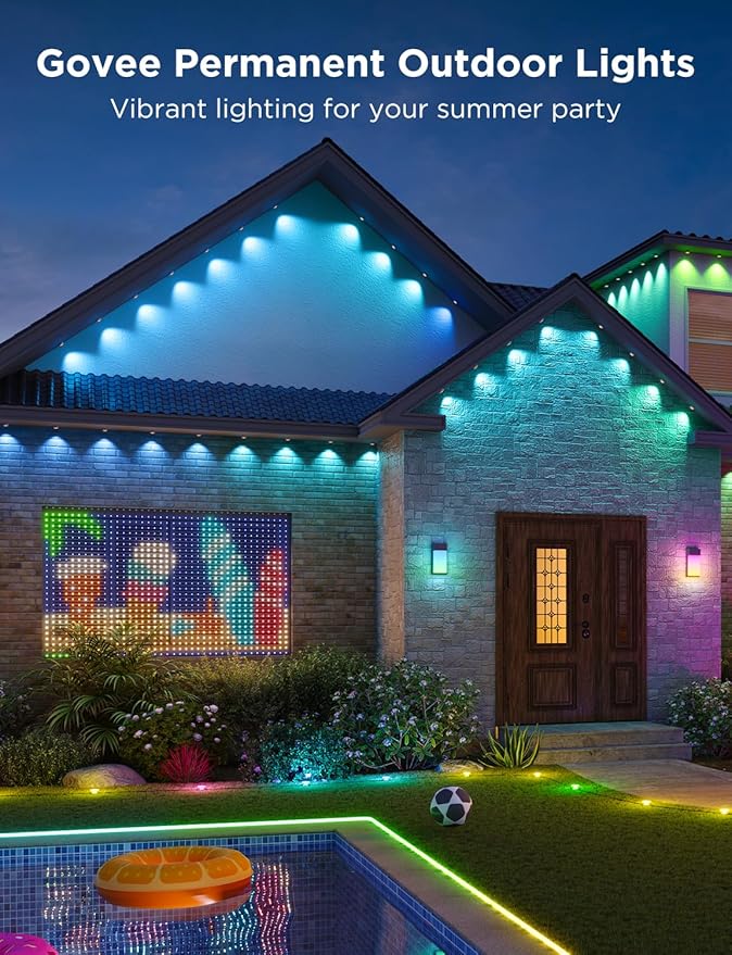 Govee Permanent Outdoor Lights 2, 50ft RGBIC Outdoor Lights - Image 2