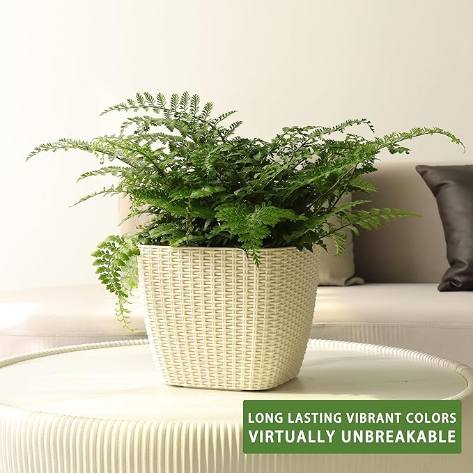 Dexceder 9x8 Self Watering Planter Indoor Outdoor, Inner Mat Design, Thickened - Image 6