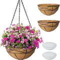 2 Pack 10 Inch Hanging Planters by KarlliuHOMEGARDEN
