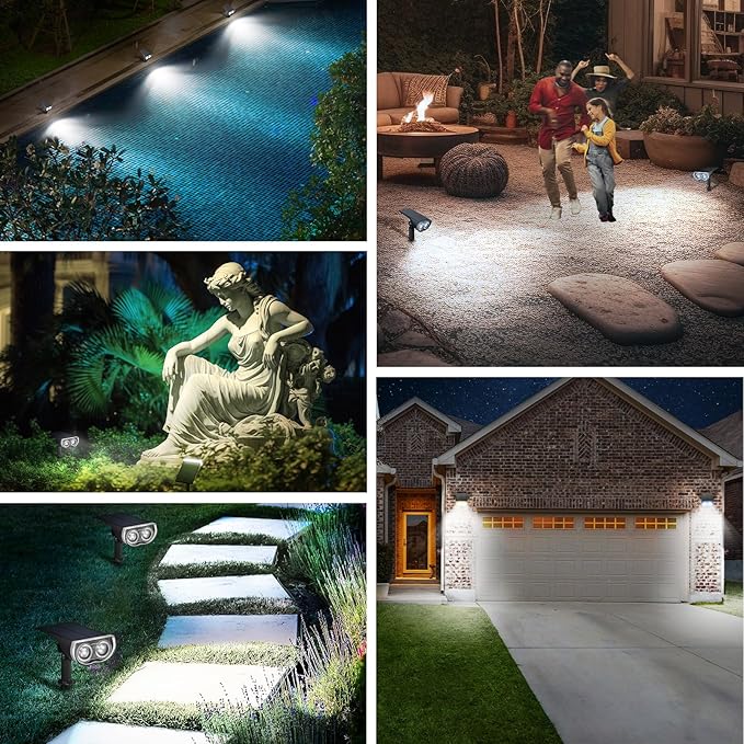 Linkind Solar Lights Outdoor StarRayS, Bright Solar Spot Lights Outdoor - Image 4