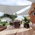 Patio Paradise 19' x 19' x 19' Sun Shade Sail Triangle Canopy Shade Cloth by Patio