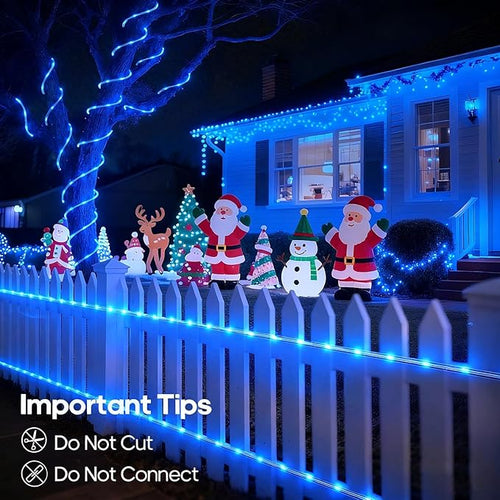 100Ft 720 LED Rope Lights Outdoor Waterproof - Image 2