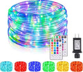 49Ft LED Rope Lights for Outside, 18 Colors Changing Outdoor Fairy String Lights by Nazuwke