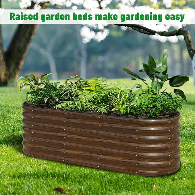 SnugNiture Galvanized Steel Raised Garden Bed Kit, Flowers and Fruits - Image 7