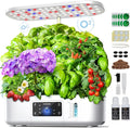Ahopegarden Hydroponics Growing System Kit Indoor Herb Garden by Ahopegarden