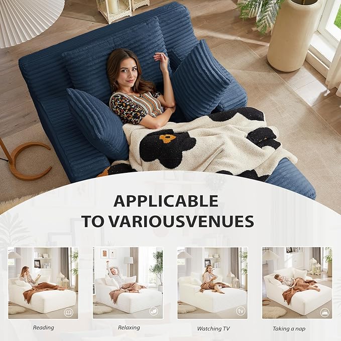 50 Inches Chaise Lounge Indoor, Oversized Chaise Lounge Chair - Image 6