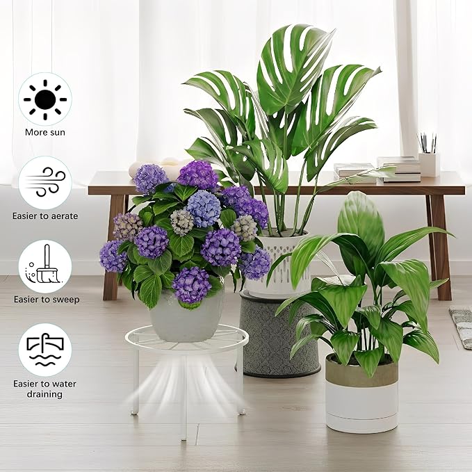 5 Pack Heavy Duty Metal Stand Decorates Multiple Plants - Image 4