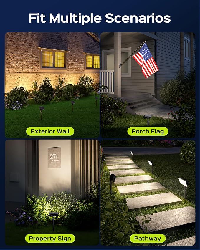 JACKYLED Solar Lights Outdoor Waterproof, Solar Tree Lights Outdoor - Image 8
